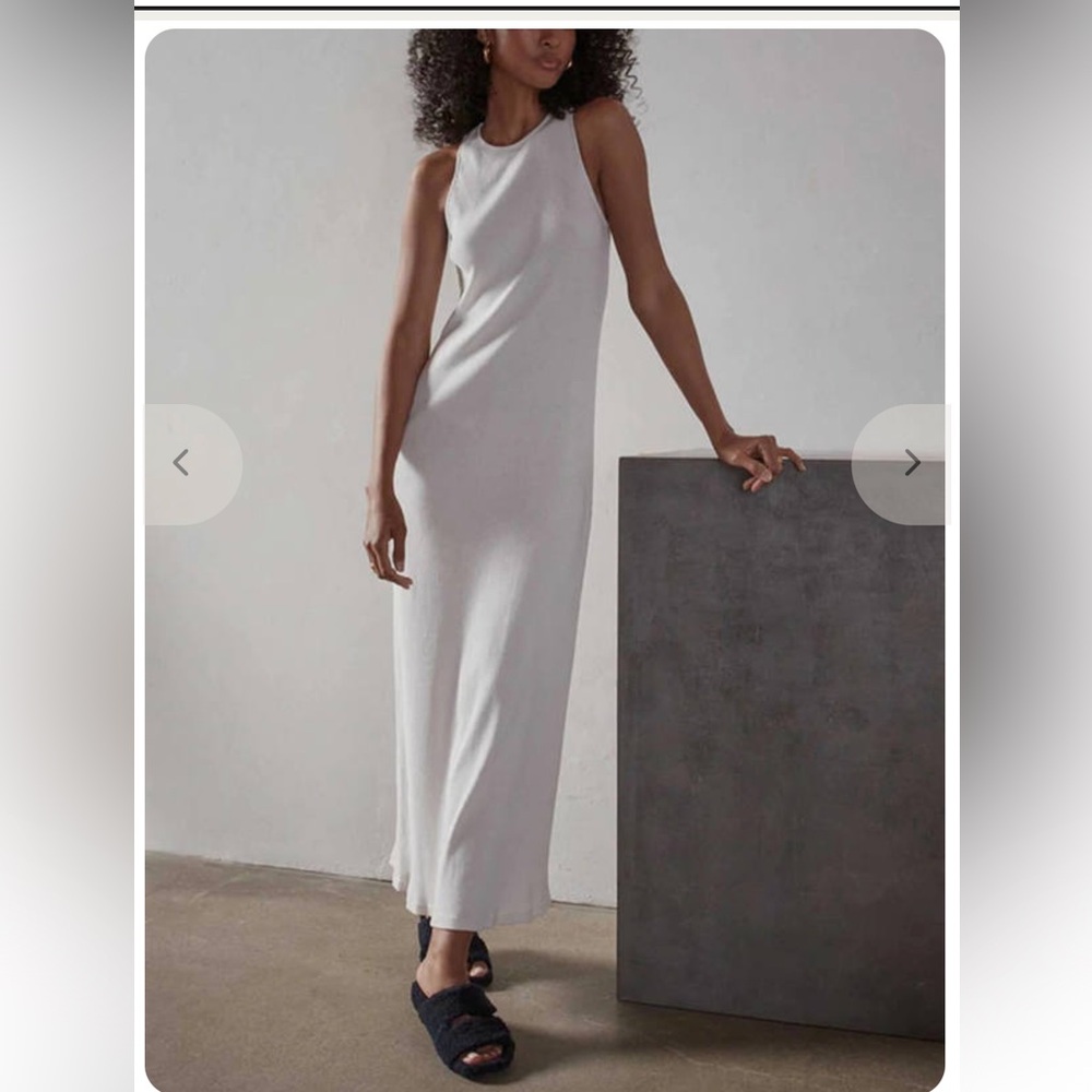 James Perse White Maxi Dress